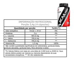 BCAA 2400 - 100 CÁPSULAS - BODY ACTION - comprar online