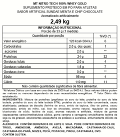 WHEY PROTEIN NITRO TECH 100% GOLD - 1KG - MUSCLETECH - comprar online