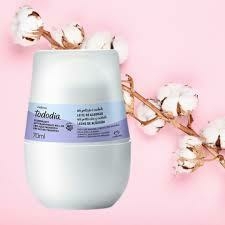 DESODORANTE ANTITRANSPIRANTE TODODIA LEITE DE ALGODÃO