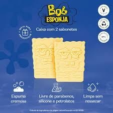 Sabonete em barra Cuide-se Bem Bob Esponja O Boticário