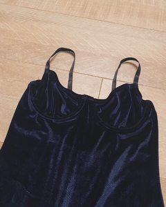 Vestido Blue Singular Velvet - ShoptopMia