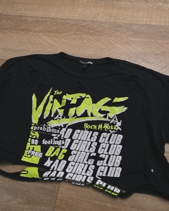Crop Top Rock&Roll Vintage - tienda online