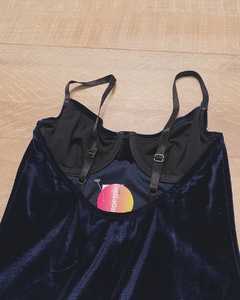 Vestido Blue Singular Velvet