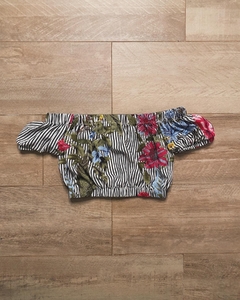 Top Floral Stripe - comprar online