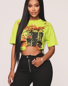 Crop Top Rock&Roll Vintage - comprar online