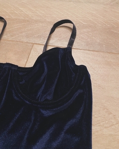Vestido Blue Singular Velvet - tienda online