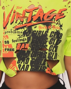 Crop Top Rock&Roll Vintage en internet