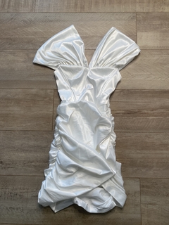 Vestido White West Satin Corset - comprar online