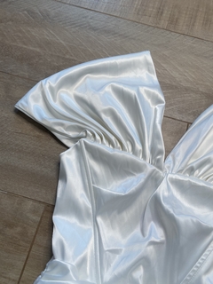 Vestido White West Satin Corset - comprar online