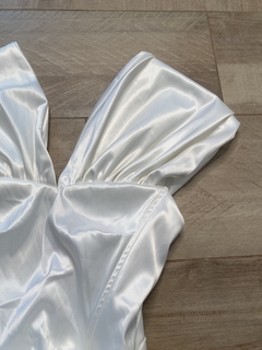 Vestido White West Satin Corset en internet