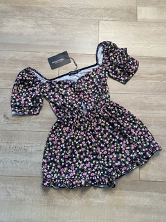 Mono Ditsy Floral
