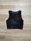Top Black Stretchy Fisnet