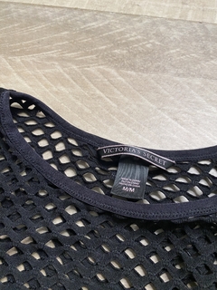 Top Black Stretchy Fisnet - tienda online