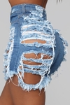 Bermuda Short Distressed