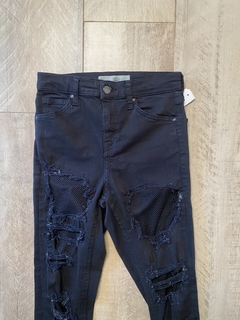 Jeans Skinny Black Cut - ShoptopMia