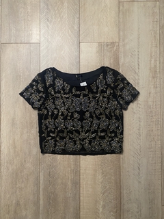 Top Black Sequin