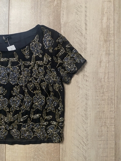 Top Black Sequin - ShoptopMia