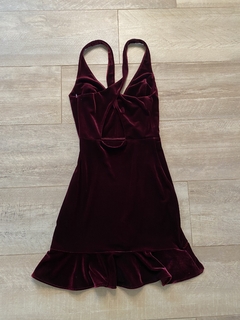 Vestido Velvet Marsala - comprar online