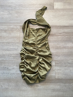 Vestido Olive Satin - ShoptopMia