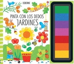 PINTA CON LOS DEDOS JARDINES