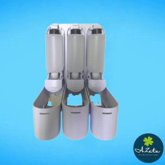 Dispensador triple de pared (shampoo ,acondicionador y gel de ducha ) - comprar online