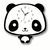 RELOJ DE PARED PANDA