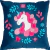 ALMOHADON UNICORNIO AZUL