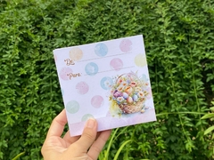 052 - Cartão com Bolso para Biscoito Bolacha Cookie Páscoa 11,5 x 11,5 cm Personalizado - comprar online