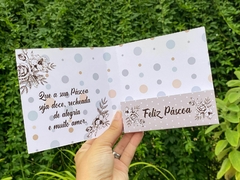 050 - Cartão com Bolso para Biscoito Bolacha Cookie Páscoa Personalizado - comprar online