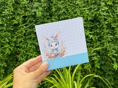 059 - Cartão com Bolso para Biscoito Bolacha Cookie Páscoa 11,5 x 11,5 cm Personalizado - comprar online