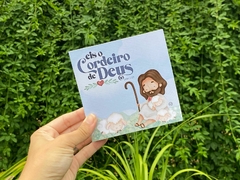 056 - Cartão com Bolso para Biscoito Bolacha Cookie Páscoa Personalizado