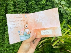 054 - Cartão com Bolso para Biscoito Bolacha Cookie Páscoa Personalizado na internet