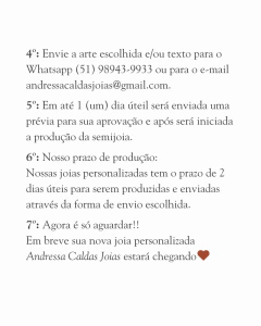 Colar Personalizado com Foto e texto — Medalha Média Redonda - comprar online