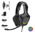 Auriculares gamer Onikuma K20 Premium negro con luz rgb LED - tienda online