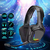 Auriculares gamer Onikuma K20 Premium negro con luz rgb LED - comprar online