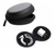 Estuche Porta Auriculares / Cables Funda Semi Rigida Negra - comprar online