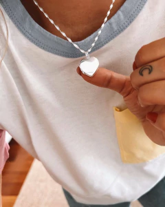 Pingente relicário coração liso G na internet