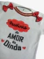 Body Bebê Menina Luxo Dinda Vermelho na internet