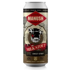 MANUSH MILK STOUT LATA 473ML