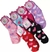 Kit com 3 pares de Meias Sortidas Feminina Plush Termica Estampada 22903