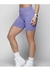 Shorts Sem Costura Selene Canelado academia 20922 - Mega Santo Antônio