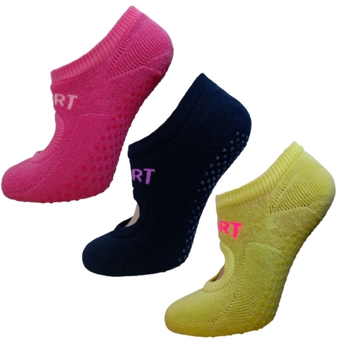 MEIA SELENE SAPATILHA DE PILATES SELENE ATIDERRAPANTE 7780