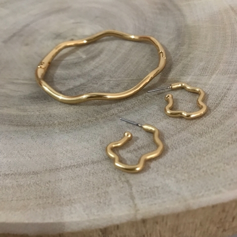 Pulseira Orgânica ouro