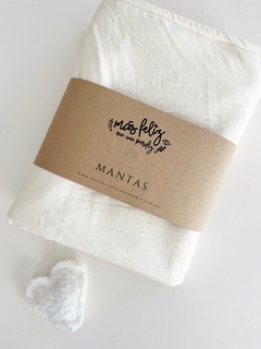 Manta Tusor y Polar Soft Natural