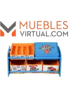 ORGANIZADOR DE JUGUETES CON 5 CAJONES DE TELA HOT WHEELS ORIGINAL - comprar online