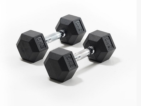 Mancuernas Hexagonales 5 kg x par