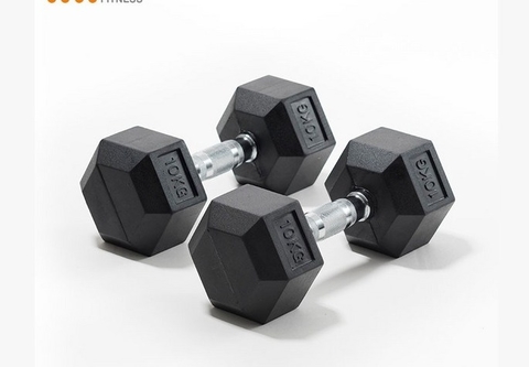 Mancuernas Hexagonales 10kgx par