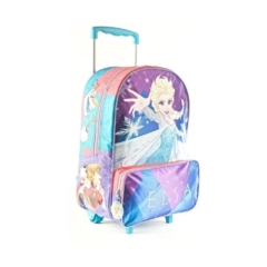 Mochila con carro 16" Frozen Elsa - Wabro