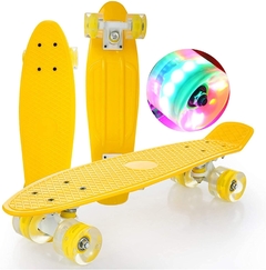 Patineta Ruedas de Silicona con Luz
