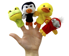Títeres de Peluche para el Dedo